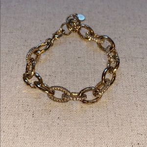 Stella & Dot Gold link bracelet